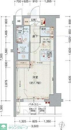 プレサンス名古屋駅前ヴェルロードの物件間取画像